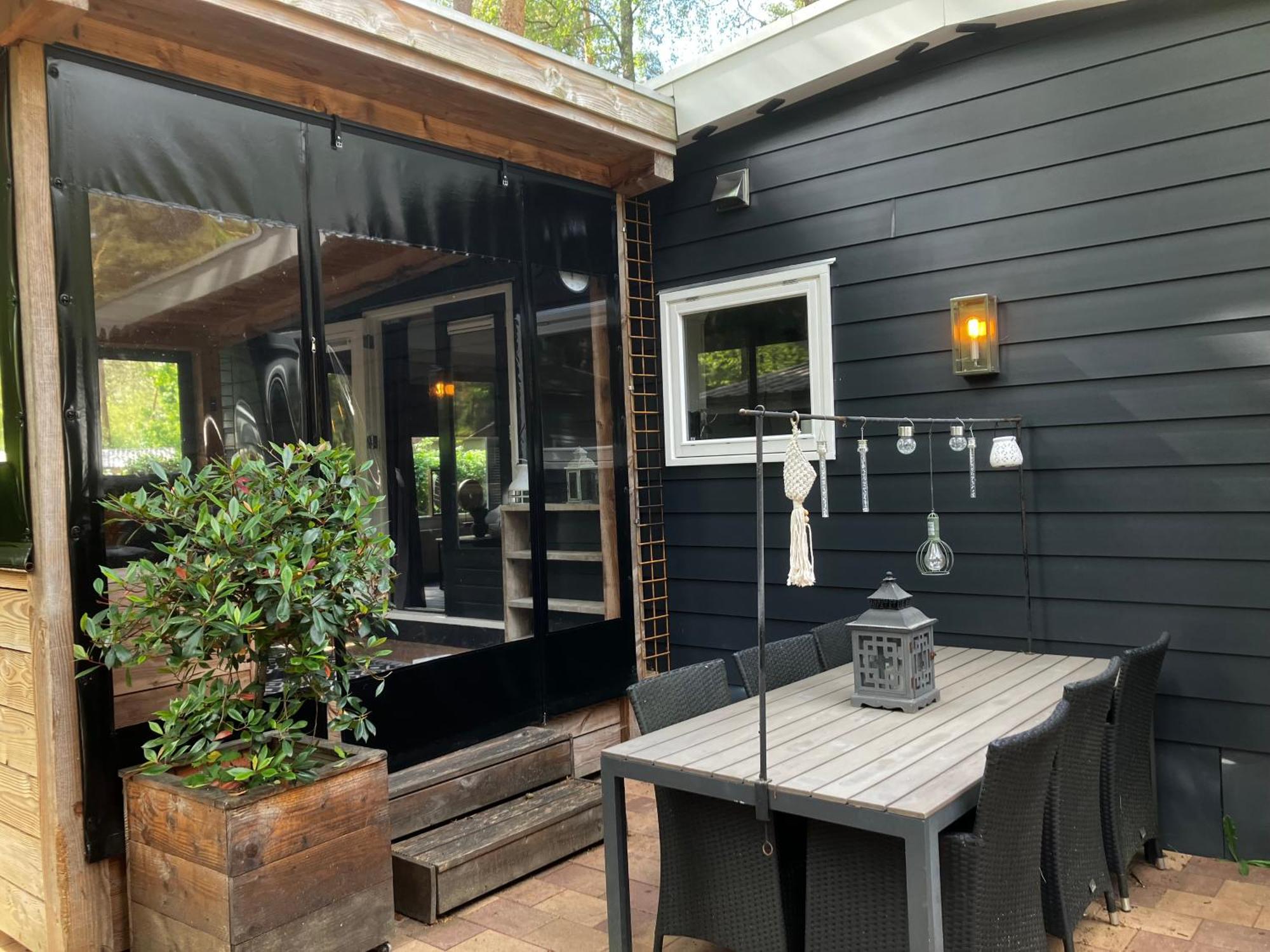Chalet Bosrijk Midden In De Natuur-Eten&Drinken-Activiteiten-Ontspanning-En Nog Veel Meer Hoenderloo Dış mekan fotoğraf